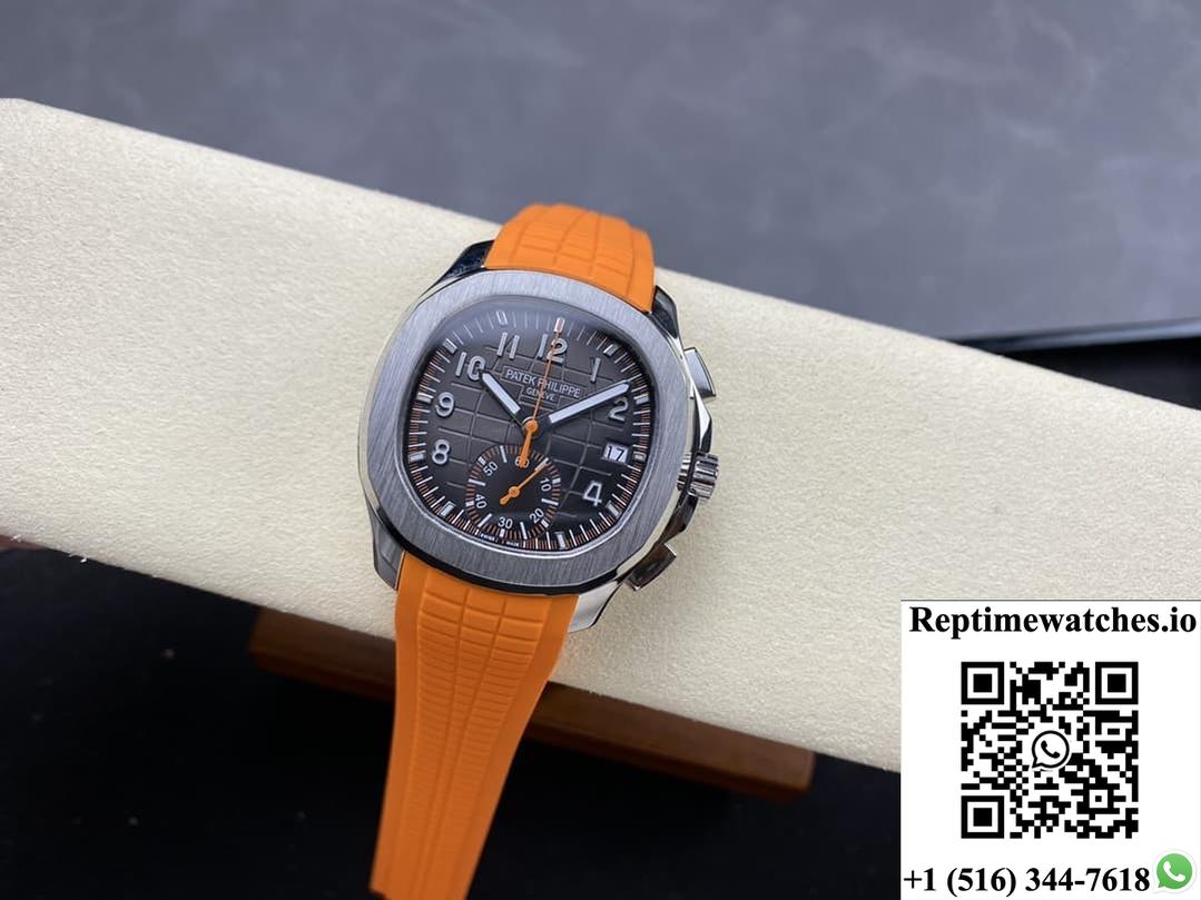 Patek Philippe Aquanaut 5968A-001 Gr Factory Black Dial-Rep Time Watches