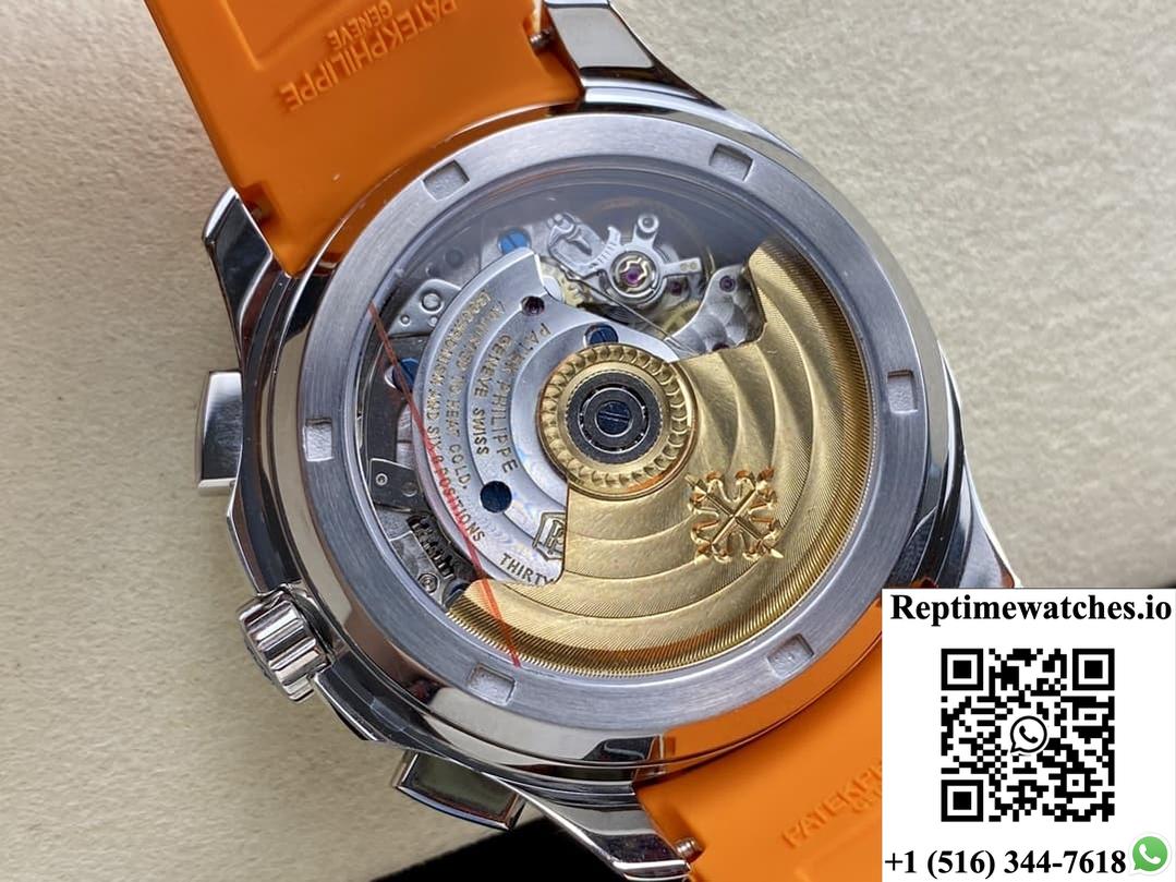 Patek Philippe Aquanaut 5968A-001 Gr Factory Black Dial-Rep Time Watches