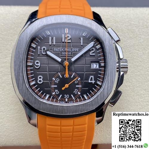 Patek Philippe Aquanaut 5968A-001 Gr Factory Black Dial-Rep Time Watches