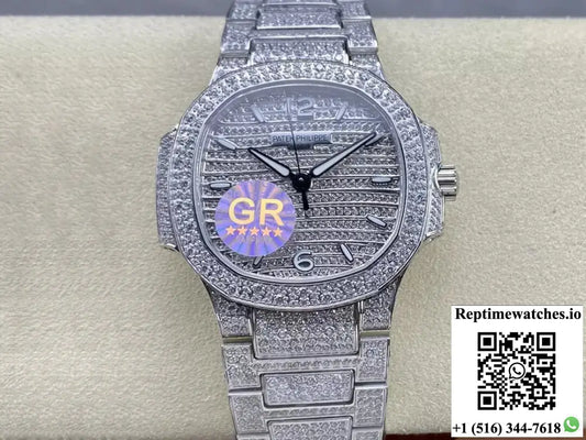 Patek Philippe Aquanaut 7118/1450G-001 GR Factory Diamond Dial - Watches