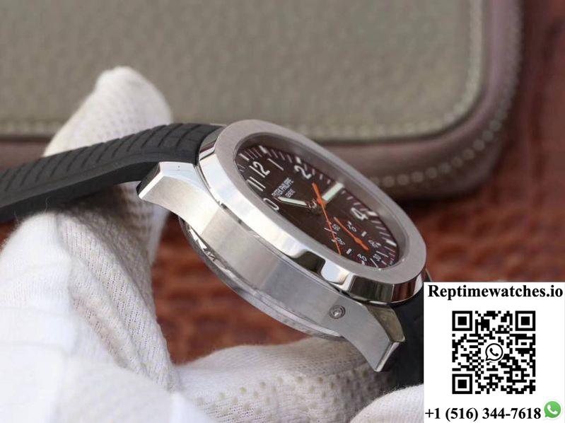 Patek Philippe Aquanaut Chronograph 5968A-001 Black Dial-Rep Time Watches
