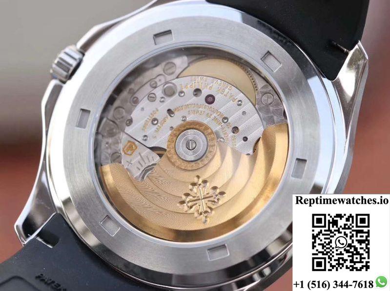 Patek Philippe Aquanaut Jumbo 5167A-001 Black Dial-Rep Time Watches