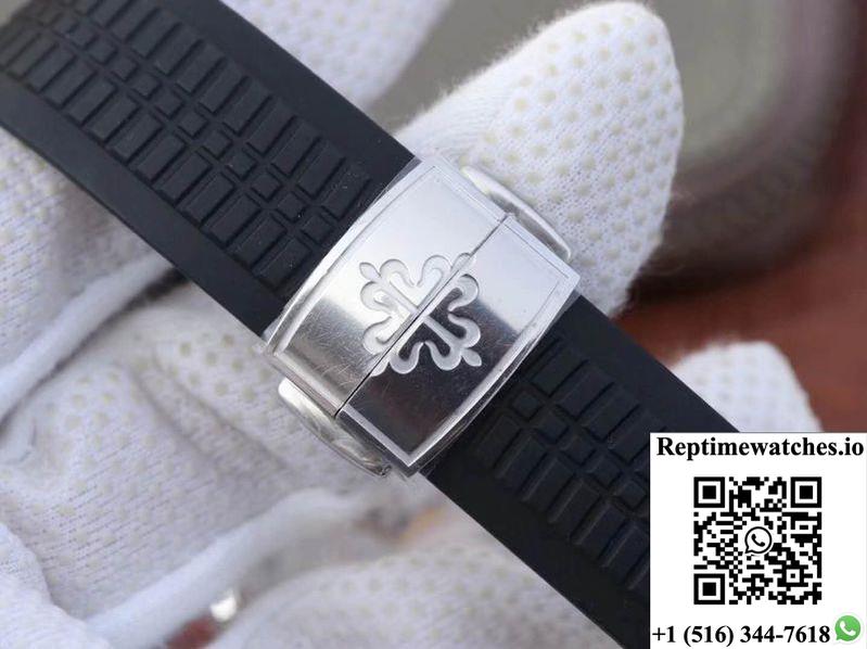 Patek Philippe Aquanaut Jumbo 5167A-001 Black Dial-Rep Time Watches