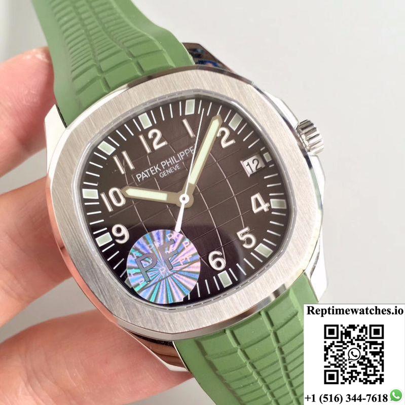 Patek Philippe Aquanaut Jumbo 5167A-001 Pf Factory Black Dial-Rep Time Watches