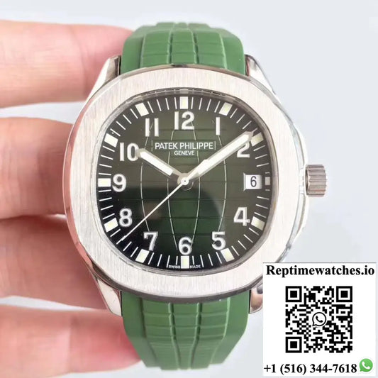 Patek Philippe Aquanaut Jumbo 5167A PF Factory Green Dial - Watches