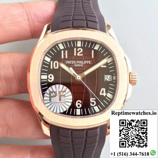 Patek Philippe Aquanaut Jumbo 5167R-001 PF Factory Chocolate Dial - Watches