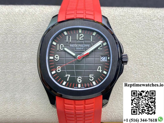 Patek Philippe Aquanaut Pp5167 Zf Factory Dlc Black Case-Rep Time Watches
