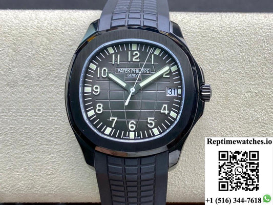Patek Philippe Aquanaut Pp5167 Zf Factory Dlc Black Strap-Rep Time Watches