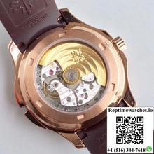 Patek Philippe Aquanaut Travel Time 5164R-001 Rose Gold Chocolate Dial - Watches