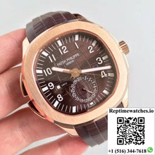Patek Philippe Aquanaut Travel Time 5164R-001 Rose Gold Chocolate Dial - Watches