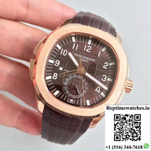 Patek Philippe Aquanaut Travel Time 5164R-001 Rose Gold Chocolate Dial - Watches