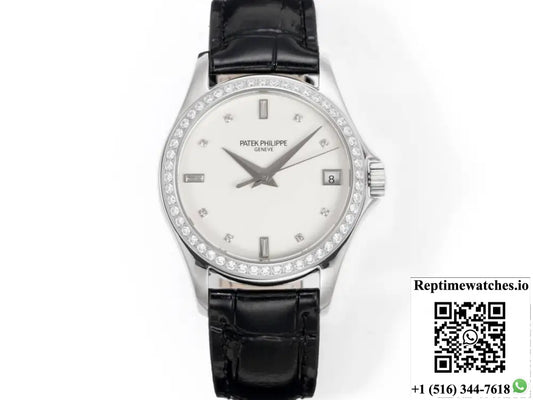 Patek Philippe Calatrava 5108G GR Factory Alligator Leather Strap
