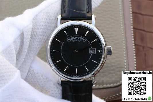 Patek Philippe Calatrava 5153G-001 ZF Factory Black Dial AF Factory