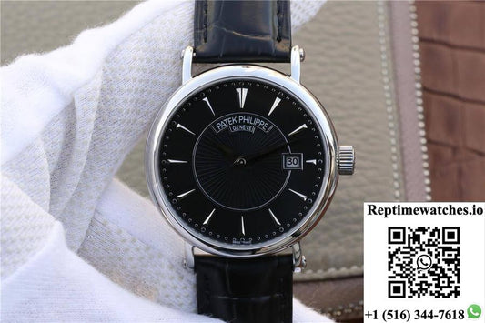 Patek Philippe Calatrava 5153G-001 Zf Factory Black Dial-Rep Time Watches