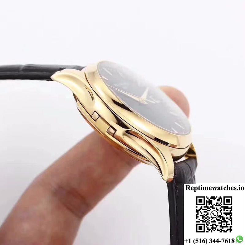 Patek Philippe Calatrava 5227 18K Yellow Gold Black Dial-Rep Time Watches