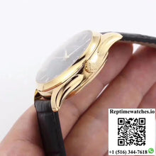 Patek Philippe Calatrava 5227 18K Yellow Gold Black Dial - Watches