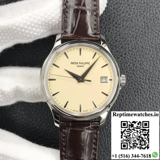Patek Philippe Calatrava 5227G-001 3K Factory Leather Strap - Watches