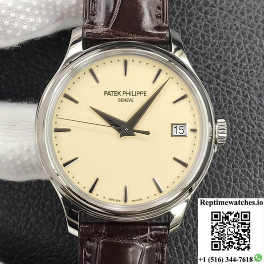 Patek Philippe Calatrava 5227G-001 3K Factory Leather Strap-Rep Time Watches