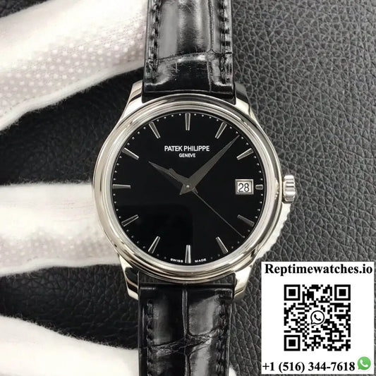 Patek Philippe Calatrava 5227G-010 3K Factory Black Dial - Watches