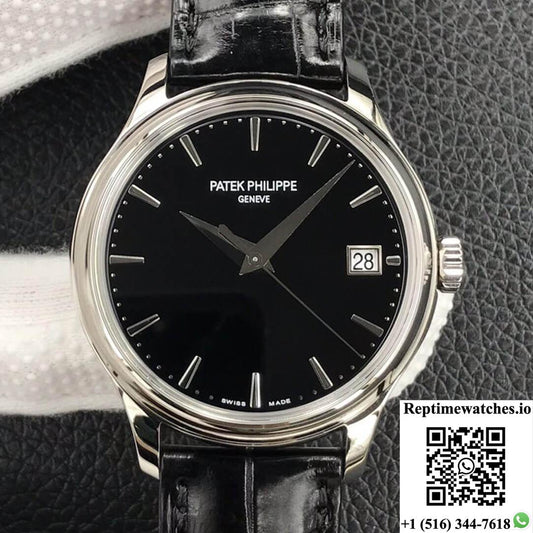 Patek Philippe Calatrava 5227G-010 3K Factory Black Dial-Rep Time Watches
