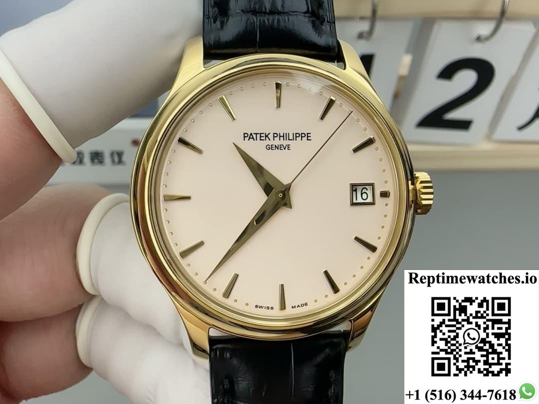 Patek Philippe Calatrava 5227J-001 3K Factory Date Display-Rep Time Watches