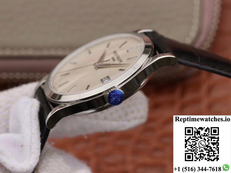 Patek Philippe Calatrava 5296G-010 Zf Factory White Dial-Rep Time Watches