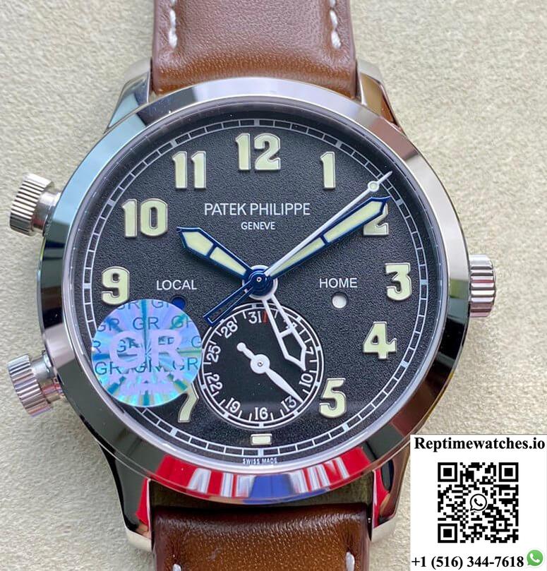 Patek Philippe Calatrava 5524G-001 Gr Factory V2 Leather Strap-Rep Time Watches