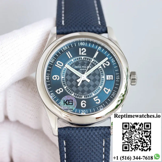 Patek Philippe Calatrava 6007A-001 GS Factory Blue Dial - Watches