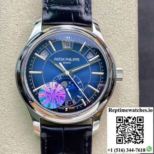 Patek Philippe Complications 5205G-013 GR Factory Stainless Steel Blue Dial - Watches