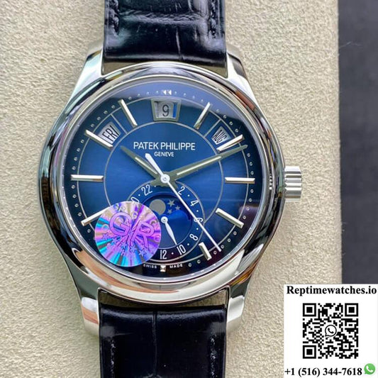 Patek Philippe Complications 5205G-013 Gr Factory Stainless Steel Blue Dial-Rep Time Watches