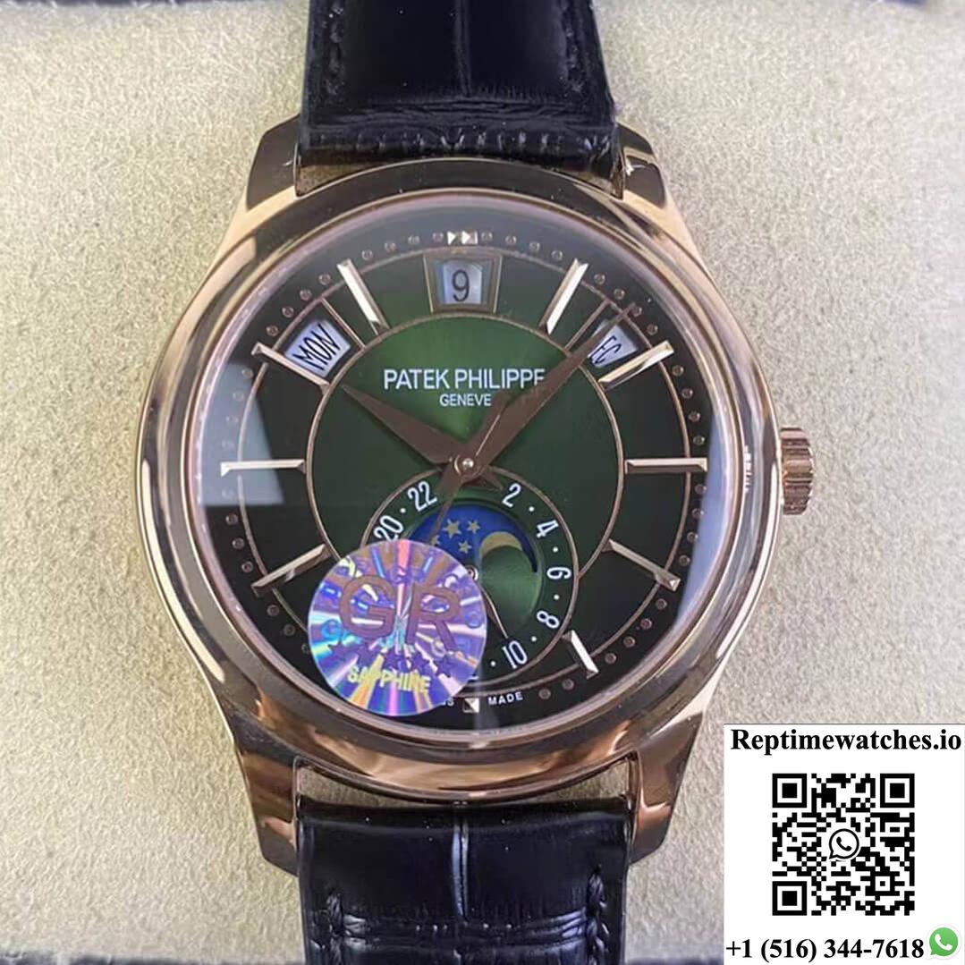 Patek Philippe Complications 5205R-011 Gr Factory V2 Rose Gold-Rep Time Watches