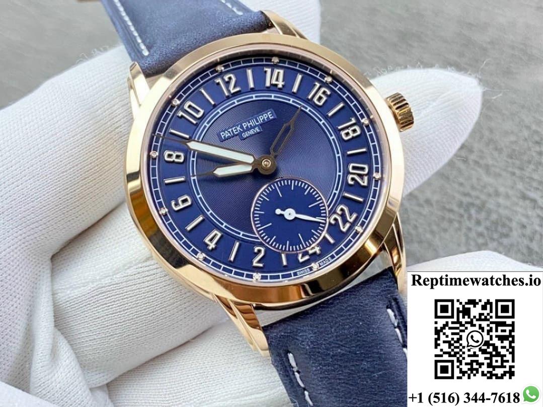 Patek Philippe Complications 5224R-001 Gr Factory Blue Dial-Rep Time Watches