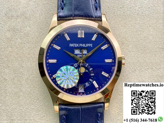 Patek Philippe Complications 5396R-015 Gr Factory Blue Dial-Rep Time Watches