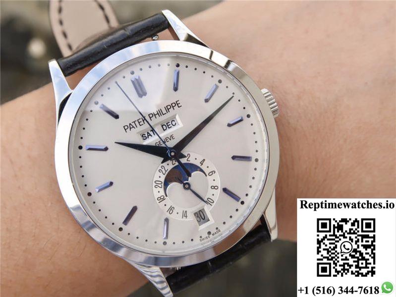 Patek Philippe Complications Annual Calendar 5396G-011 Km Factory White Dial-Rep Time Watches