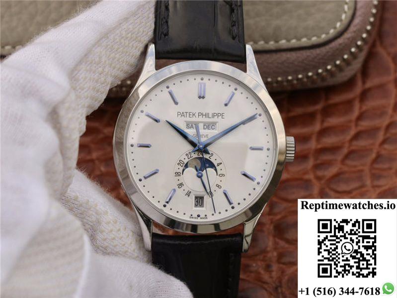 Patek Philippe Complications Annual Calendar 5396G-011 Km Factory White Dial-Rep Time Watches