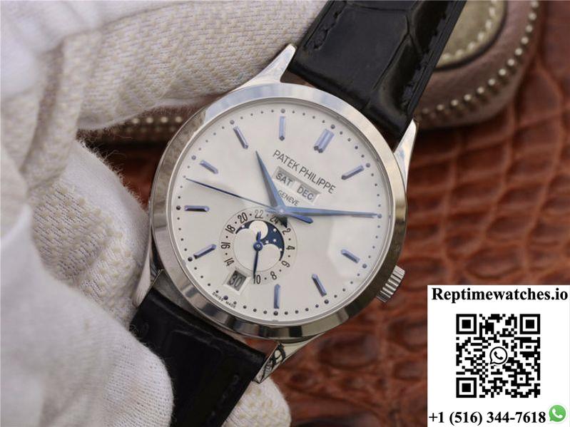 Patek Philippe Complications Annual Calendar 5396G-011 Km Factory White Dial-Rep Time Watches