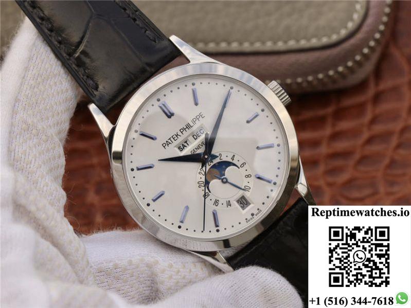 Patek Philippe Complications Annual Calendar 5396G-011 Km Factory White Dial-Rep Time Watches