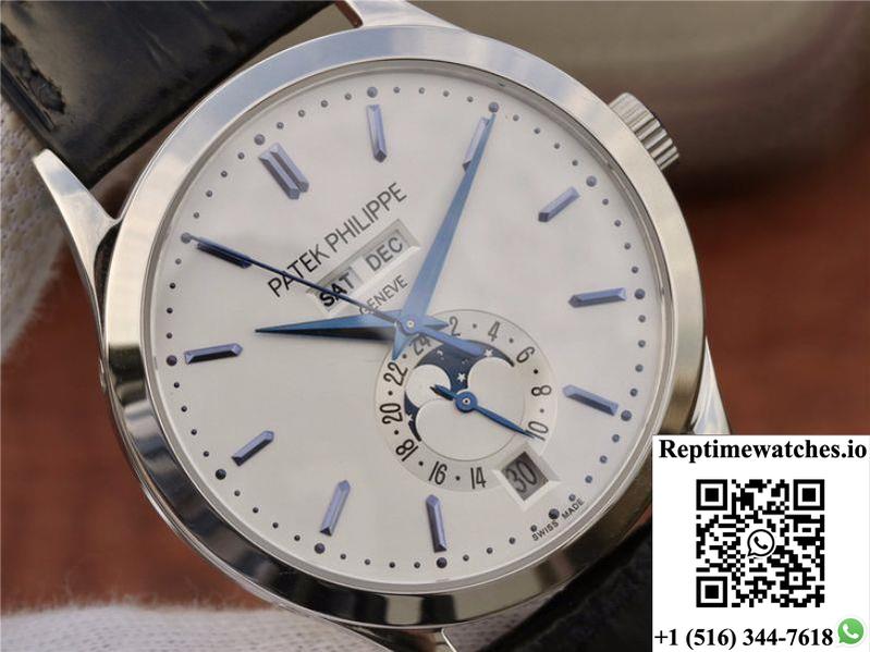 Patek Philippe Complications Annual Calendar 5396G-011 Km Factory White Dial-Rep Time Watches