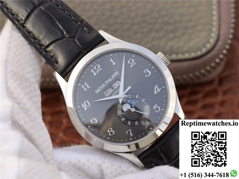 Patek Philippe Complications Annual Calendar 5396G-014 Km Factory Grey Dial-Rep Time Watches