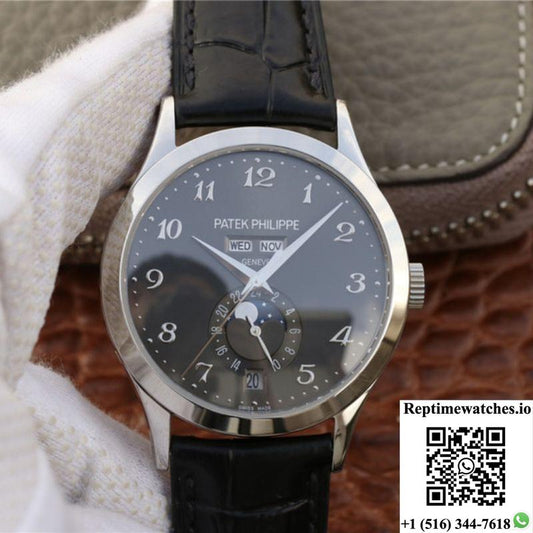 Patek Philippe Complications Annual Calendar 5396G-014 Km Factory Grey Dial-Rep Time Watches