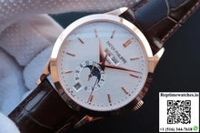Patek Philippe Complications Annual Calendar 5396G KM Factory 18K Rose Gold White Dial - Watches