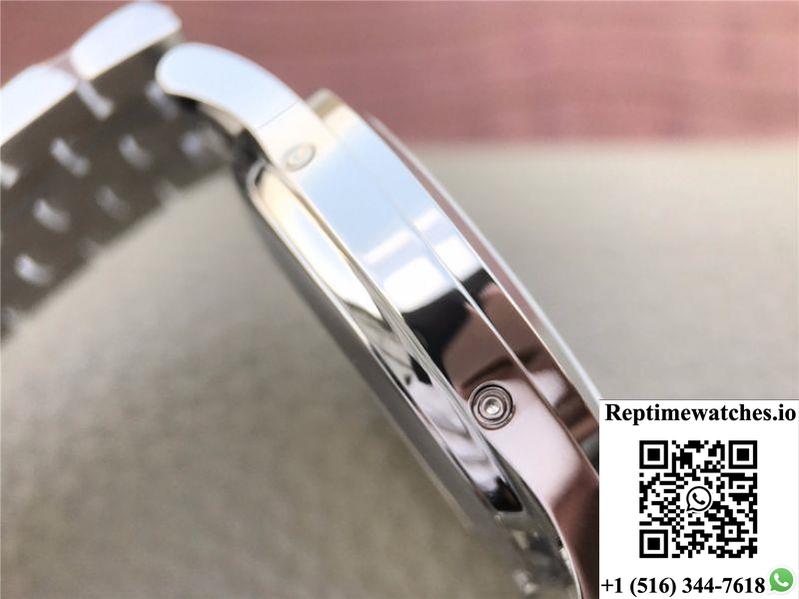 Patek Philippe Complications Annual Calendar 5396G Km Factory Steel Strap White Dial-Rep Time Watches