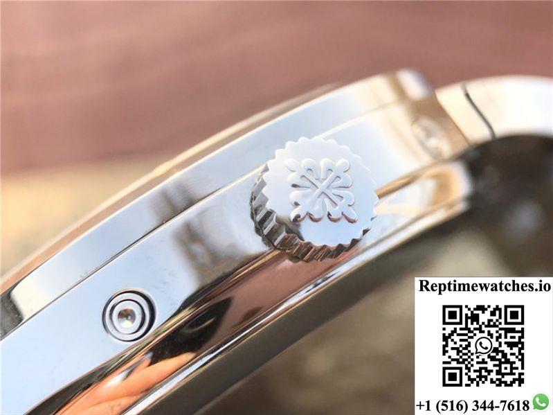 Patek Philippe Complications Annual Calendar 5396G Km Factory Steel Strap White Dial-Rep Time Watches