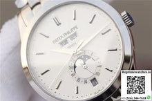 Patek Philippe Complications Annual Calendar 5396G KM Factory Steel Strap White Dial - Watches