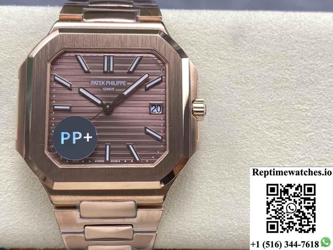 Patek Philippe Cubitus 7128-1R-001 Pp+ Factory Brown Dial-Rep Time Watches