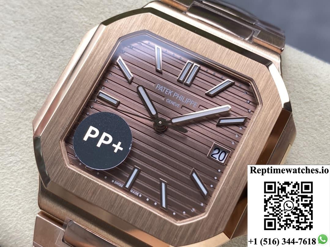 Patek Philippe Cubitus 7128-1R-001 Pp+ Factory Brown Dial-Rep Time Watches