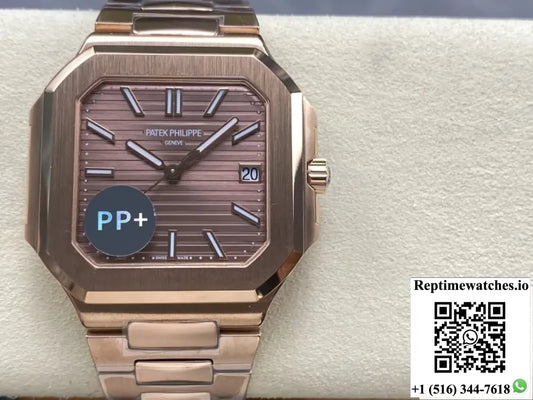 Patek Philippe CUBITUS 7128-1R-001 PP+ factory brown dial