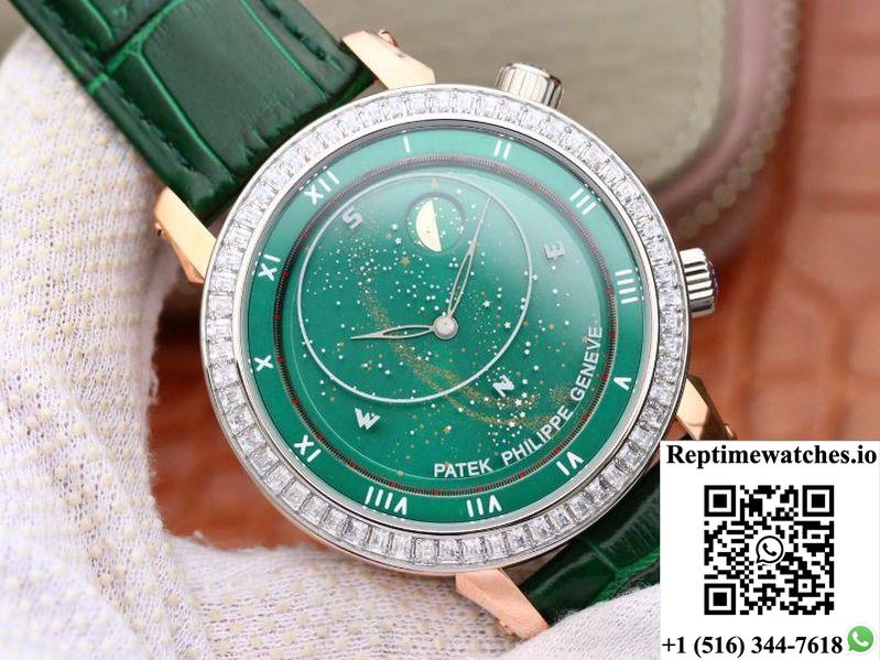 Patek Philippe Grand Complications 5102Pr Tw Factory Green Dial-Rep Time Watches