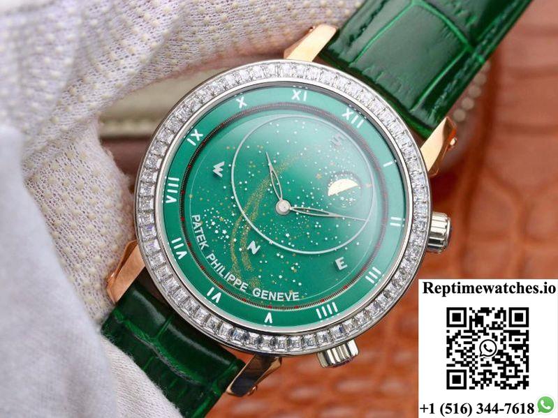 Patek Philippe Grand Complications 5102Pr Tw Factory Green Dial-Rep Time Watches