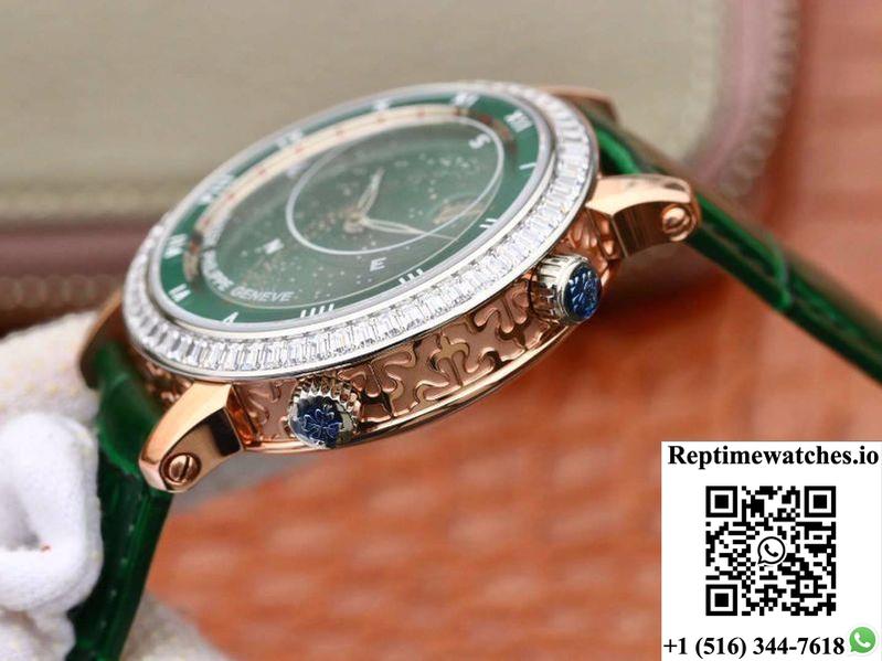 Patek Philippe Grand Complications 5102Pr Tw Factory Green Dial-Rep Time Watches